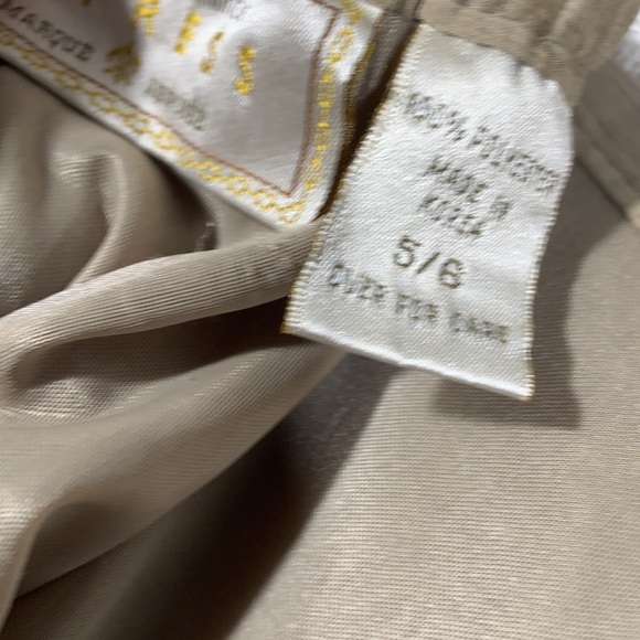 Vintage 80's Express Tan Maxi Skirt-Size 5/6 - Picture 12 of 13